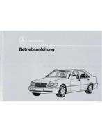 1994 MERCEDES BENZ S KLASSE INSTRUCTIEBOEKJE DUITS, Auto diversen, Handleidingen en Instructieboekjes
