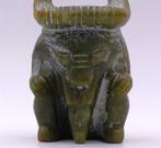 sculptuur, Hongshan Cultuur Grote Alien achtige Gehoornde, Antiek en Kunst