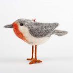 Vilten vogeltje roodborstje 10cm NIEUW, Ophalen of Verzenden, Nieuw