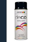 Motip Deco Paint Ral 5011 Staalblauw Hoogglans 400 ml, Ophalen of Verzenden, Nieuw