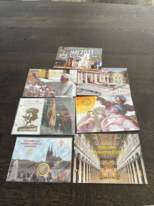 Vaticaan. 2 Euro 2005/2011 - Busta filatelico Numismatica (7, Postzegels en Munten, Munten | Europa | Euromunten