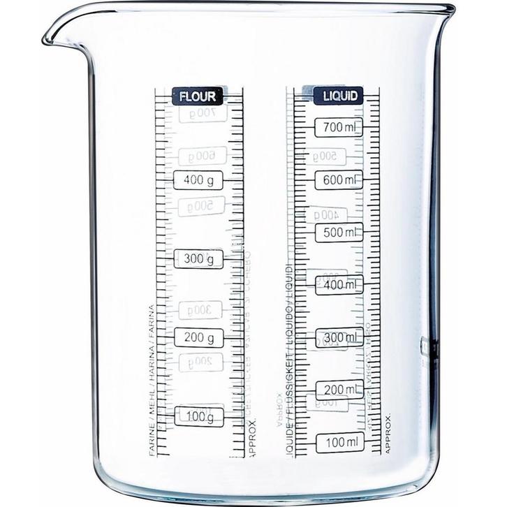 Pyrex Kitchen Lab Maatglas 0,75L, Hobby en Vrije tijd, Taarten en Cupcakes maken, Nieuw, Verzenden