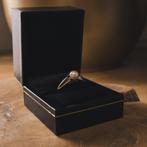 8 Krt. ring met parel (cultivé parel, 8 karaat), Sieraden, Tassen en Uiterlijk, Antieke sieraden, Ophalen of Verzenden, Goud, Met edelsteen