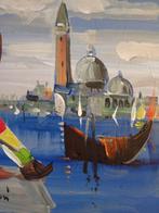 Romano Mussolini (1927-2006) - La torre a Venezia, Antiek en Kunst, Kunst | Schilderijen | Klassiek