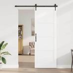 vidaXL Interne Deur ORKDALWit 83x232x4 cm Massief Hout Van, Doe-het-zelf en Verbouw, Deuren en Horren, Verzenden, Nieuw