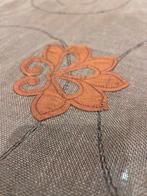 Luciano marcato casal Lino ricamato - Textiel - 1800 cm -, Antiek en Kunst