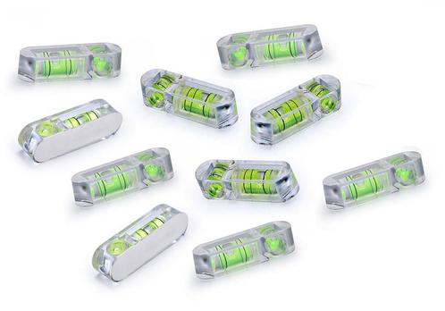 Set van 10 stuks mini waterpassen, 2 richtingen, 3 cm lang, Doe-het-zelf en Verbouw, Gereedschap | Handgereedschap, Nieuw, Ophalen of Verzenden