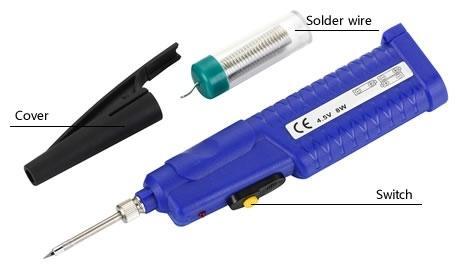 Batterij soldeerbout Solderen 8W DC 4.5V, Doe-het-zelf en Verbouw, Gereedschap | Handgereedschap, Nieuw, Ophalen of Verzenden