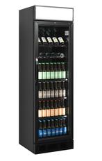 TEFCOLD BLACK Edition – Zwarte Flessenkoeler met Glazen Deur, Zakelijke goederen, Horeca | Keukenapparatuur, Gebruikt, Koelen en Vriezen