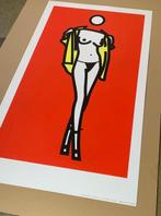 Julian Opie (1958) - Woman taking off mans shirt. 5