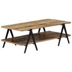 vidaXL Salontafel 115x60x40 cm massief gerecycled hout, 100 tot 150 cm, Verzenden, Nieuw, 50 tot 100 cm
