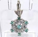 Halsketting - 14 karaat Witgoud - 0.92ct. tw. Toermalijn -, Nieuw