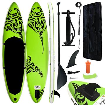 vidaXL Stand Up Paddleboardset opblaasbaar 366x76x15 cm beschikbaar voor biedingen