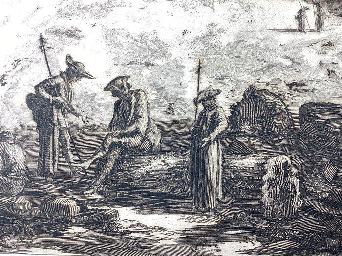 Giovanni Battista Piranesi (1720-1778) - Veduta della, Antiek en Kunst, Antiek | Overige Antiek