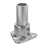 Buiskoppeling Voetplaat Driehoek Ø 42 mm Aluminium, Verzenden, Nieuw