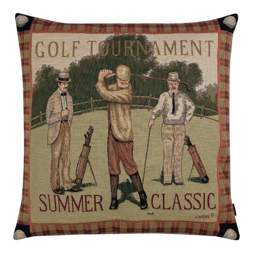 gobelin kussen heren golf 45x45cm, Huis en Inrichting, Woonaccessoires | Overige, Verzenden