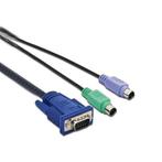 Sweex KVM Cable 1.8M toetsenbord-video-muis (kvm) kabel 1,8, Computers en Software, Pc- en Netwerkkabels, Nieuw, Verzenden