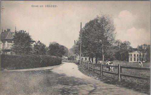 DELDEN - Groet uit Delden, dorpsgezicht, Verzamelen, Ansichtkaarten | Nederland, Verzenden