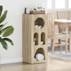 vidaXL Dressoir Sonoma Eiken 40 x 35 x 100,5 cm Bewerkt hout, Verzenden, Nieuw, Overige houtsoorten, Minder dan 50 cm