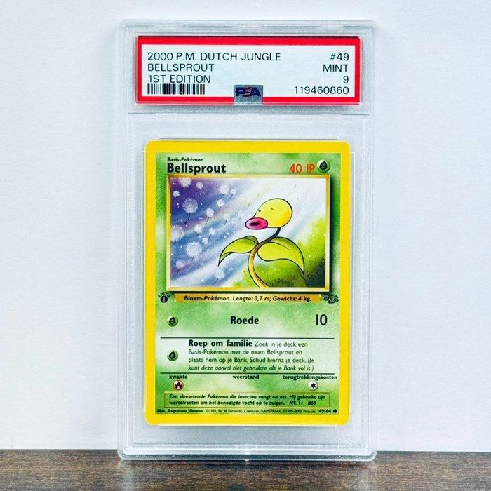 Pokémon Graded card - 1st Edition Jungle - Bellsprout 49 -, Hobby en Vrije tijd, Verzamelkaartspellen | Pokémon
