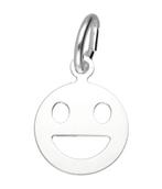 Zilveren Smiley hanger, Verzenden, Nieuw