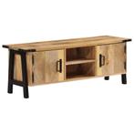 vidaXL Tv-meubel 110x35x40 cm massief mangohout, Huis en Inrichting, Woonaccessoires | Cd- en Dvd-rekken, Verzenden, Nieuw