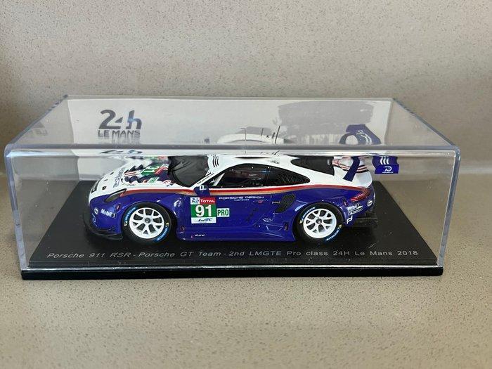 Spark 1:43 - Modelauto - Porsche 911 RSR - Porsche GT LeMans, Hobby en Vrije tijd, Modelauto's | 1:5 tot 1:12