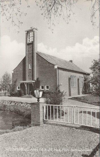 NIEUWERBRUG AAN DE RIJN - Ned. Herv. Bethlehemkerk, Verzamelen, Ansichtkaarten | Nederland, Verzenden