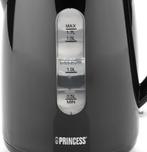 Princess Waterkoker 236017 - 1.7 Liter - 360° draaibaar -, Witgoed en Apparatuur, Waterkokers, Ophalen of Verzenden, Zo goed als nieuw