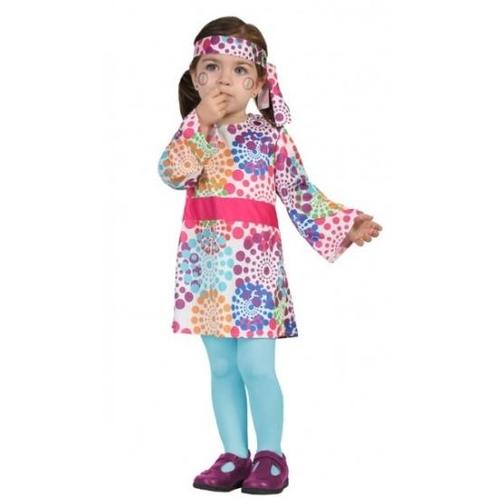 Hippie verkleed jurkje voor peuters - Jaren 60/ hippie kle.., Kinderen en Baby's, Carnavalskleding en Verkleedspullen, Verzenden