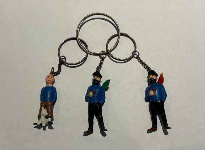 Tintin - 3 porte clef - 3 sleutelhanger - 1960, Boeken, Strips | Comics
