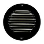 Aluminium rond schoepenrooster ZWART opbouw, Doe-het-zelf en Verbouw, Ventilatie en Afzuiging, Verzenden, Nieuw
