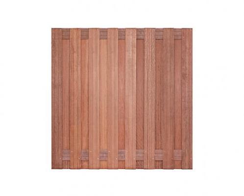 Schutting Tuinscherm Kampen 180cm Hardhout, Tuin en Terras, Schuttingen, Minder dan 3 meter, Nieuw, Hout, 1 tot 2 meter, Ophalen of Verzenden