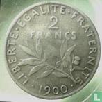 Frankrijk 2 francs 1900, Verzenden, Frankrijk, Losse munt, Goud