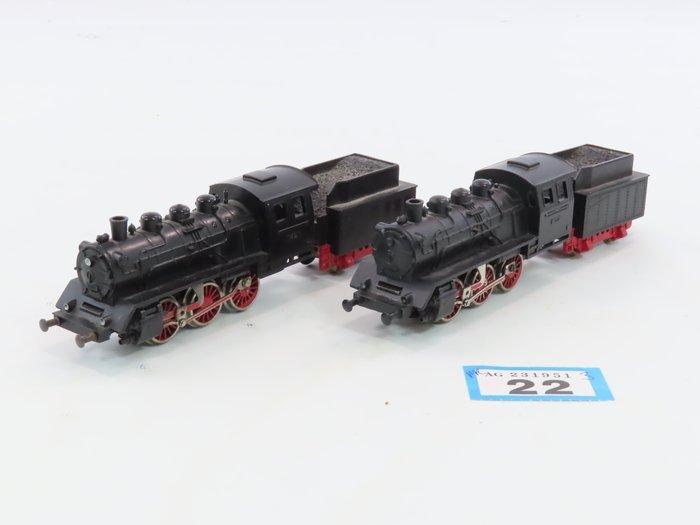 Fleischmann H0 - 1304 - Stoomlocomotief met tender (2) - 2, Hobby en Vrije tijd, Modeltreinen | H0