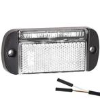 LED markeerlicht wit  | 12-24v | 2 pins connector, Nieuw