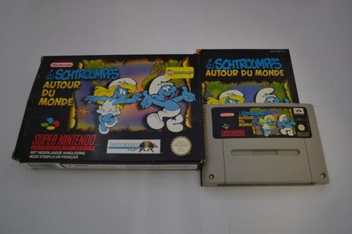 The Smurfs Travel the World / Les Schtroumpfs Autour du, Spelcomputers en Games, Games | Nintendo Super NES, Zo goed als nieuw