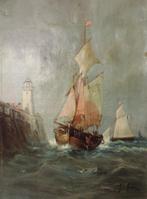 Luigi Steffani (1827-1898) - Ritorno al porto, Antiek en Kunst, Kunst | Schilderijen | Klassiek