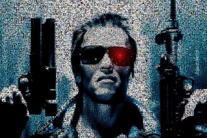 David Law - Crypto Arnold Schwarzenegger - Terminator II, Antiek en Kunst, Kunst | Designobjecten