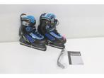 Nijdam IJshockeyschaats - Semi-Softboot - Zwart/Blauw - Maat, Verzenden, Zo goed als nieuw