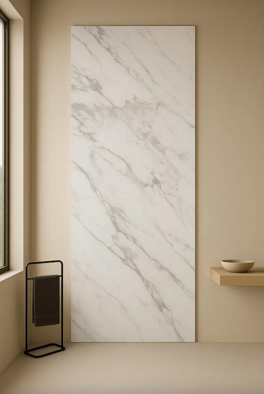 SPC Douchepaneel Marble Wit Grijs | TOPNL #1, Doe-het-zelf en Verbouw, Platen en Panelen, Nieuw, 20 tot 50 mm