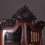 Hollands Bonheur Vitrinekast zilverkast  Gesigneerd Horrix c, Ophalen of Verzenden