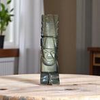 Azteeks beeldje in gouden obsidiaan. Uniek handgemaakt stuk., Nieuw