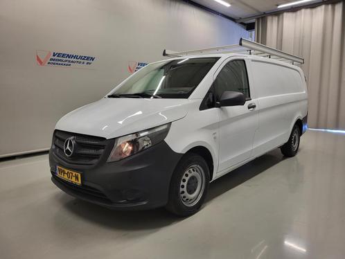 Zakelijke Lease |  Mercedes-Benz Vito 116CDI L3/H1 Trekhaak, Auto's, Bestelauto's, Onderhoudsboekje, Lease, Handgeschakeld, Wit