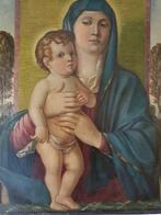Scuola italiana (XX), Da Bellini - Madonna col Bambino, Antiek en Kunst