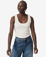 HEMA Dames singlet Anouk met ribbels wit, Verzenden, Nieuw