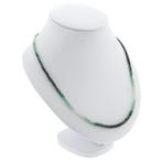 9 Karaat smaragd kralenketting, Gebruikt, Overige kleuren, Ophalen of Verzenden, Met edelsteen