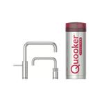 €1339 QUOOKER PRO3 NORDIC SQUARE TWINTAP RVS - 3NSRVSTT, Huis en Inrichting, Keuken | Keukenbenodigdheden, Ophalen of Verzenden