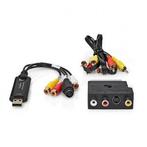 USB video grabber | Nedis | USB 2.0 (Inclusief software), Computers en Software, Pc- en Netwerkkabels, Verzenden, Nieuw