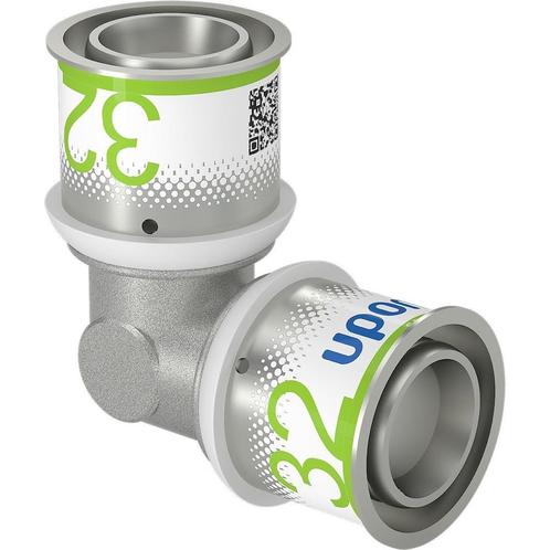 Uponor MLC perskoppeling knie 32 x 32, Doe-het-zelf en Verbouw, Buizen en Afvoer, Ophalen of Verzenden
